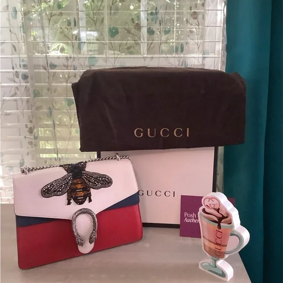 Guicci Dionysus Tri Colored Handbag - Picture 3 of 12